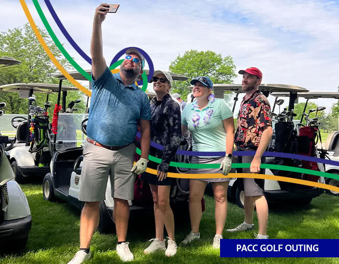 PACC Golf Outing chamber members taking a selfie